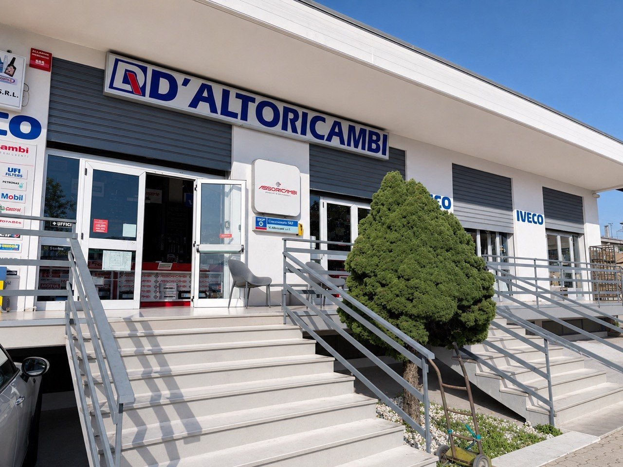 La sede D'Alto Ricambi a Sala Consilina